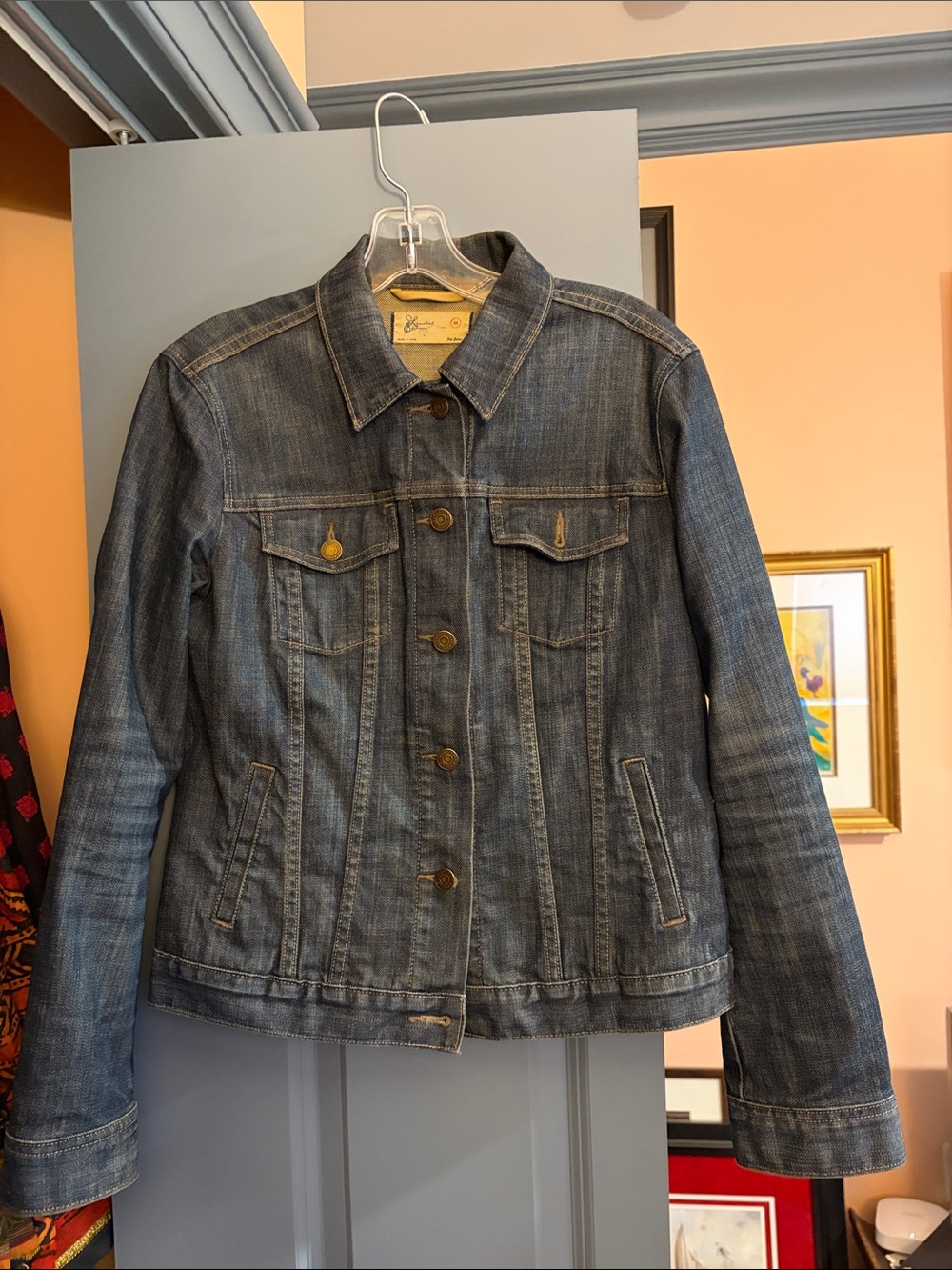 GAP Dark Wash Denim Jean Jacket